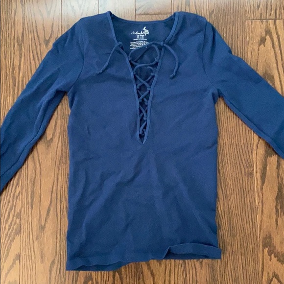 Free people lace up shirt - Picture 2 of 2